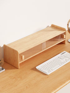 ช่องเก็บของสำหรับโต๊ะทำงาน ชั้นวางของแบบอเนกประสงค์เพื่อเพิ่มความสูงของคอมพิวเตอร์ กล่องเก็บของขนาดเล็กสำหรับจัดระเบียบของเล่น