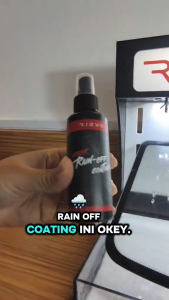 VISOR RAIN&FOG OFF COATING