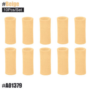 JUUMMP 10Pcs/Set Finger Protection Arthritis Support Finger Guard Outdoor Sports Basketball Volleyball Elastic Finger Sleeves