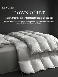 Noiseless Warmth White Goose Down Winter Quilt
