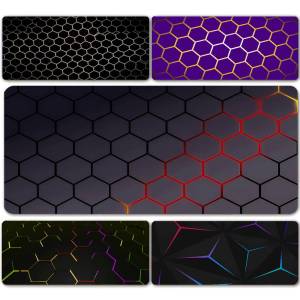 Bandai | Geometric Mouse Pad Gamer XL New Custom Home Large Mousepad XXL Playmat Office Carpet Non-Slip Computer Table Mat Mice Pads