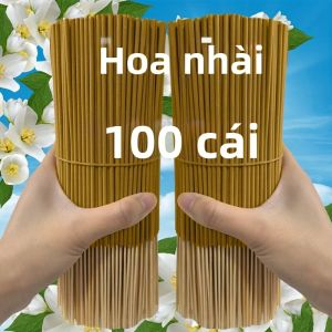 Nhang Hoa Nhài Vàng Dài 22.0cm Gói 20/40/100/160 Cây Dùng Cho Yoga Thiền Định Tạo Không Khí Thoải Mái Tại Nhà Máy Khuếch Tán Hương Thơm Di Động