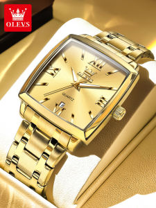 OLEVS | Automatic Mechanical Watch High-End Square Gold Waterproof Luminous