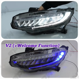 Honda Civic FC 2016-2021 1.8S Convert 1.5 TCP OEM LED Head Lamp Headlamp Headlight Head Light DRL Daylight Running Signal 2016 2017 2018 2019 2020 2021