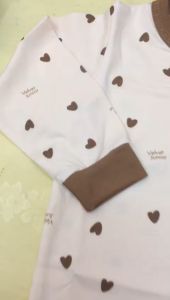 Velvet Junior Baju Bayi Anti Nyamuk Setelan Panjang Kancing Pundak