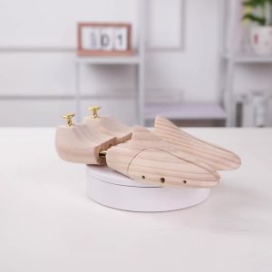 Mens and Womens Shoe Trees Twin Tube Adjustable New Zealand Pine Wood Shoe Tree