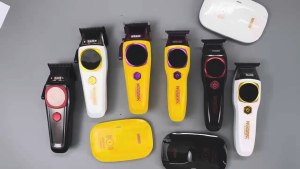 WMARK NG 8204 Electric Hair Clipper 9000 RPM Purple Gradient Blades Wireless Charging Salon-grade Trimmer