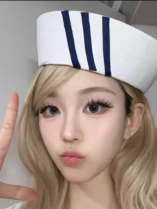 Handmade Sailor Hat White Summer Versatile Sun Protection Beach Womens Hat Sweet Cute Style round Top No Brim Travel Cap