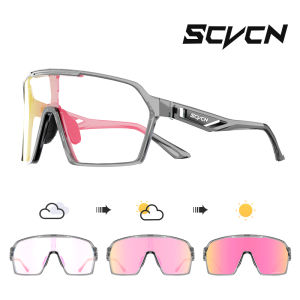 SCVCN Cycling Sunglasses Men Bicycle Racing Riding Glasses UV400 Photochromic MTB Bike Outdoor Sports Camping Golf Equipment