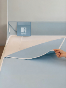 No-Installation Zippered Integrated Mongolian Yurt Mosquito Net Cotton Bed Sheet