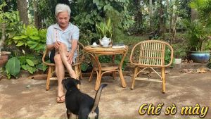 Bàn Ghế Mây Sò Ngoài trời Docilo Rattan Giá Tốt Dùng Cho Quán Cafe Quán Cóc Ban Công Decor Homestay