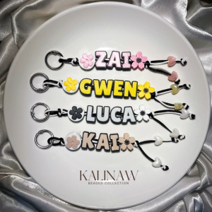 KALINAW Custom Name Chunky Letters Paracord Keychain/ Giveaways I Premium 3D Printed PLA