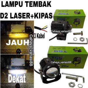 Lampu D2 Mini Laser 20watt Cahaya Terang/Lampu Tembak Sorot Led Laser Universal