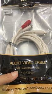 Dây cáp âm thanh từ iPhone ra loa Cáp lighting ra AV 1.8m sử dụng điện thoại kết nối với loa âm ly