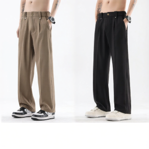 Mark Fairwhale | American Style Comfortable Thin Loose Straight Business Casual Pants
