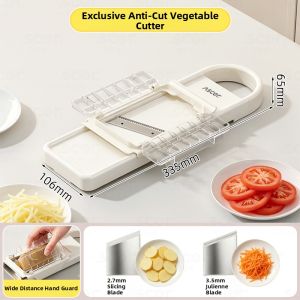 ASCOR | Multipurpose Stainless Steel Vegetable Slicer Grater