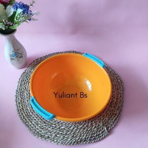 Mangkok Plastik Tebal Selina bowl Baskom Sayur Buah Lauk Mangkuk Bulat Lucu Unik Trixy 326 Warna Acak