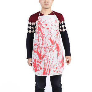 Halloween Blood Spattered Apron Role-Play Butchers Costume Accessory Ideal for Party Performances And Themed Events