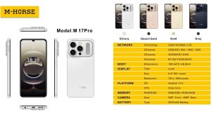 โทรศัพท์มือถือ m-horse รุ่น M17 pro แรม 6GB รอม64GB มือถือ4G ซีพียู8คอร์ จอใหญ่ 6.6นิ้ว รองรับทุกเครือข่าย สแกนนิ้ว ประกันศูนย์ไทย