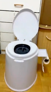 Portable Toilet Seat for Elderly Kids Pregnant Women Indoor Outdoor Camping Commode Chair Home Bathroom Toilet Stool