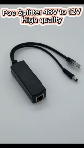 POE Splitter 48V To 12V 2A For IP Camera POE Switch CCTV / POE Splitter Adapter Power