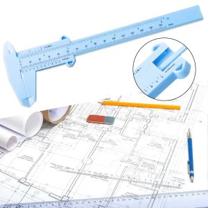 NIGF 0-150mm Vernier Calipers Double Rule Scale Plastic Ruler For Jewelry Measurement School Student Measuring Tools Hand Tool