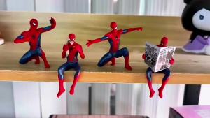 Bandai | Popular Marvel Superhero Spider-Man 7-9 cm Mini Hand-made Desktop Model Decoration Game Peripherals Avengers Collection Toy Gift