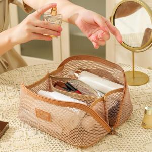 SHUQUE | Waterproof Portable Large Capacity Double Layer Toiletry Bag