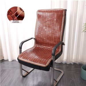 Cool Bamboo Seat Cushion with Back Support for Office Chair