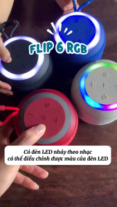 ( SALE 50% ) LOA BLUETOOTH FLIP 6 RGB MINI – ÂM THANH HAY PIN ỔN ĐỊNH GIÁ TỐT - BẢO HÀNH LỖI 1 ĐỔI 1