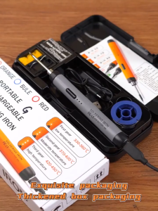 【SG STOCK】Cordless Soldering Iron Pen Kit 3 Adjustable Electric Soldering Iron Pen Set Rechargeable Portable Soldering Iron Kit