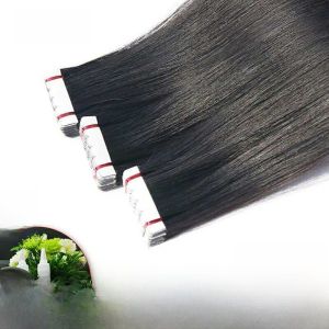 Invisible Nanometer Hair Extension Strips Womens Seamless Hair Extensions Real Hair Strips for Quick Hair Lengthening