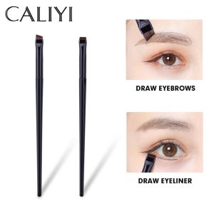 1/2pcs Blade Makeup Brushes Eyebrow Eyeline Brush Angled Flat Finer Cosmetic Brush Professional Liner Brow Make Up Tool
