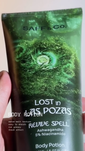 SAFF & Co. Heavenly Body Potion Series HandBody Lotion Parfume Brightening Exfoliate Skin Barrier Moisturizing