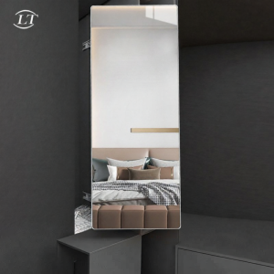 Push-Pull Foldable Built-in Rotating Expandable Full-Length Wardrobe Mirror