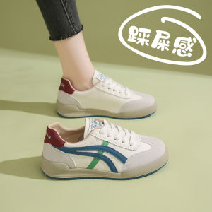 Leather Casual Shoes Womens New Style Fall Flat Bottom Comfortable Ladies Sport Shoes Soft Bottom Lightweight Deoxynucleotide