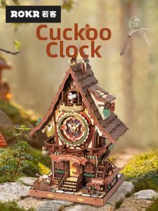 JINWUCHUANGYI | Creative Wooden DIY Cuckoo Clock Puzzle Gift