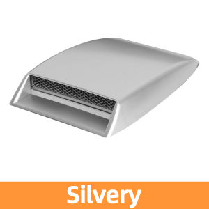 Yitong 1PC Universal Mock Bonnet Air Vent Cover Self Adhesive Sport Hood Decor Scoop ABS Car Exterior Modification Accessory