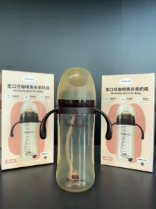 YAHABABY ขวดนม PP 3-in-1 ขวดนมไม่สำรอก ขวดนมปากกว้าง ปลอด BPA ทนความร้อน 120°C ป้องกันการสำลัก ทนต่อการตก ขวดนมเด็ก 10ออนซ์