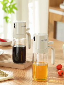 SyokSyok ECOCO High Peng Glass Oil Sprayer for Kitchen Oil Spray Bottle for Air Fryer No Oil Residue