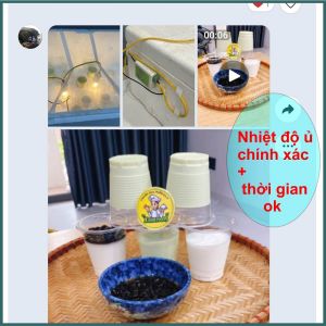 Máy ủ sữa chua yogurt Lộc Phát nhiệt độ chính xác thời gian linh hoạt phù hợp kinh doanh gia đình SCGD-DD1