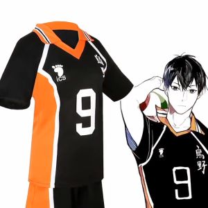 Anime Haikyuu Karasuno Volleyball Uniform Cosplay Costume Hinata Shyouyou Kageyama Tobio Sportswear