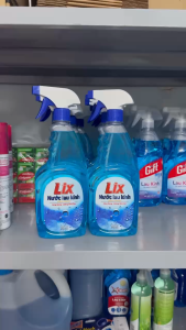 Nước Lau Kính Lix 650ml Sáng Bóng Chống Bám Bụi – Nước Lau Cửa Kính Gương Kính Xe