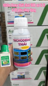 TRICHODERMA THÁI chai 500ml (MUA 1TANG1KICHMAM) PHÂN HỦY RƠM RẠ NHANH HẠN CHẾ LÚA LẪNCẢI TẠO ĐẤT