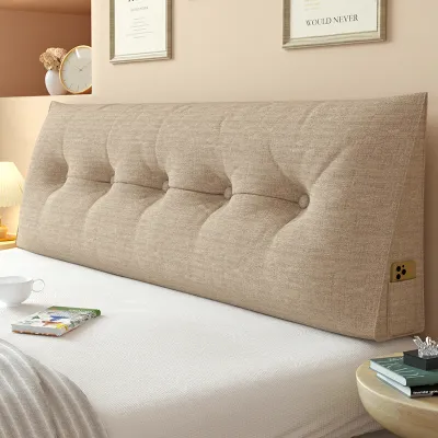 AOSHENGDA | Removable Double Headboard Cushion Linen Fabric Modern Simple