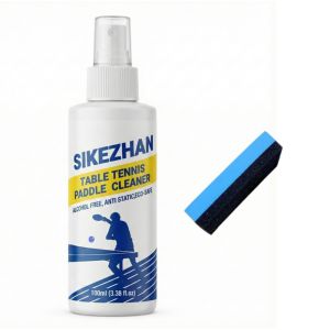 Xịt Vệ Sinh Vợt Bóng Bàn SIKEZHAN Khôi Phục Độ Bám Dính Loại Bỏ Bụi Bẩn Kéo Dài Tuổi Thọ Cao Su Với Miếng Bọt Biển Phụ Kiện Bóng Bàn.