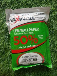 Lem Wallpaper 1 Bungkus Bisa Pasang 5-6 Rol