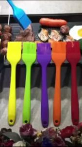 Cọ chổi phết dầu bằng silicon dùng để làm bánhtẩm ướp gia vị phết bơ dầu ăn quét mặt bánh thân thiện môi trường