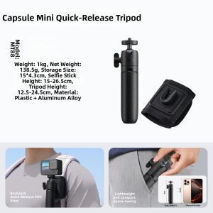 Ulanzi | Quick Mount Backpack Clip for DJI Action Cameras