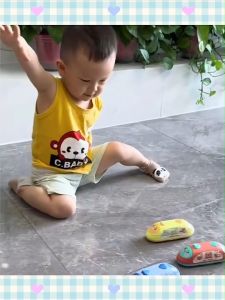 ของเล่นเสริมพัฒนาการและสมาธิเด็ก รถไฟจำลอง เล่นง่าย เลือนไปข้างหน้า ข้างหลัง พร้อมส่ง